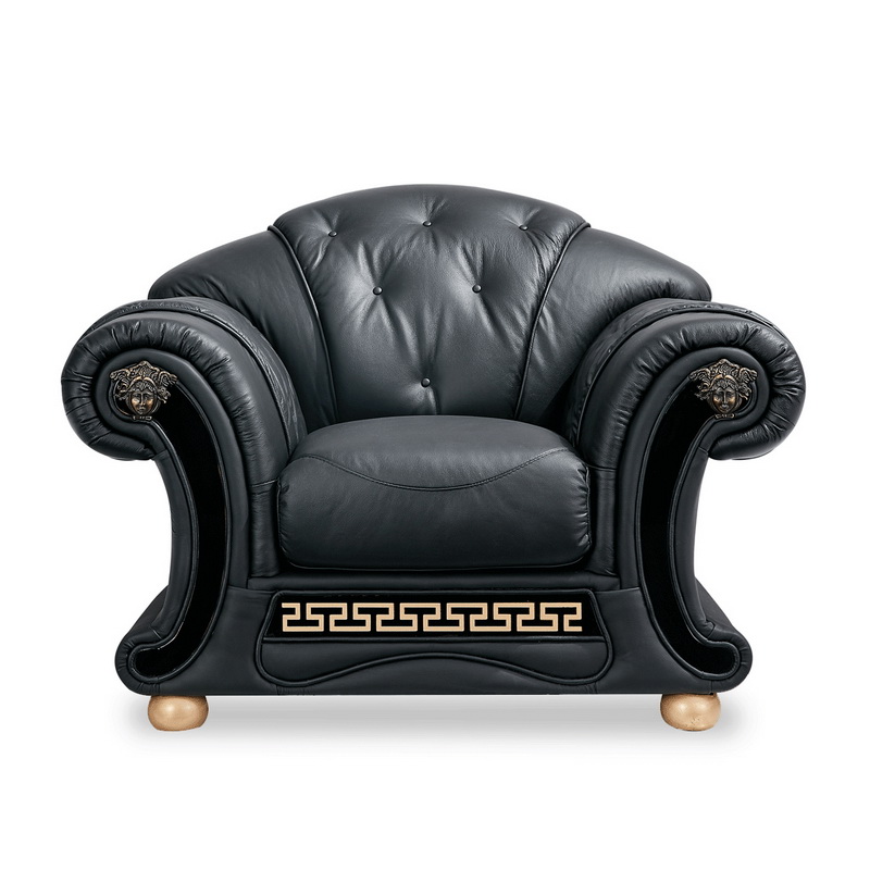 Meubiliar Classic Versace кресло черный